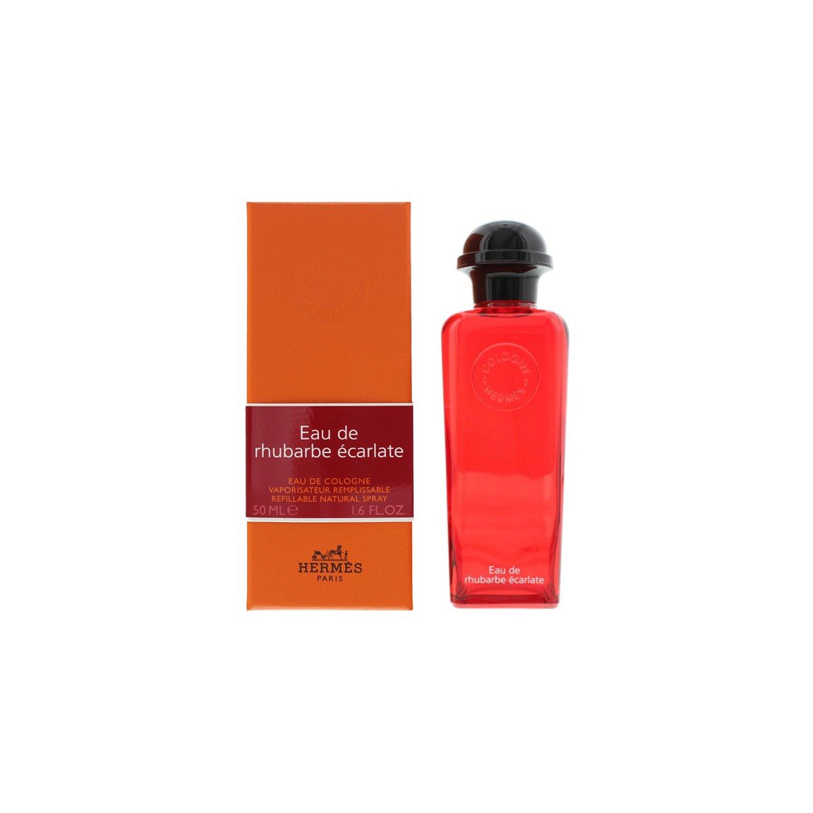 Presentation1-120-1.jpg Hermes Eau de Rhubarbe Ecalarte 50ml EDC Spray - Image 1