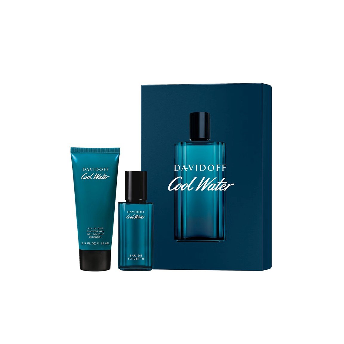 Presentation1-59-2.jpg Davidoff Cool Water for Men 40ml EDT Spray / 75ml Shower Gel - Image 1