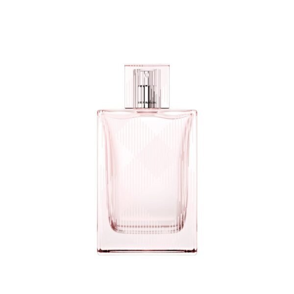 Burberry Brit Sheer Eau de Toilette 50ml pink check-embossed bottle, front view